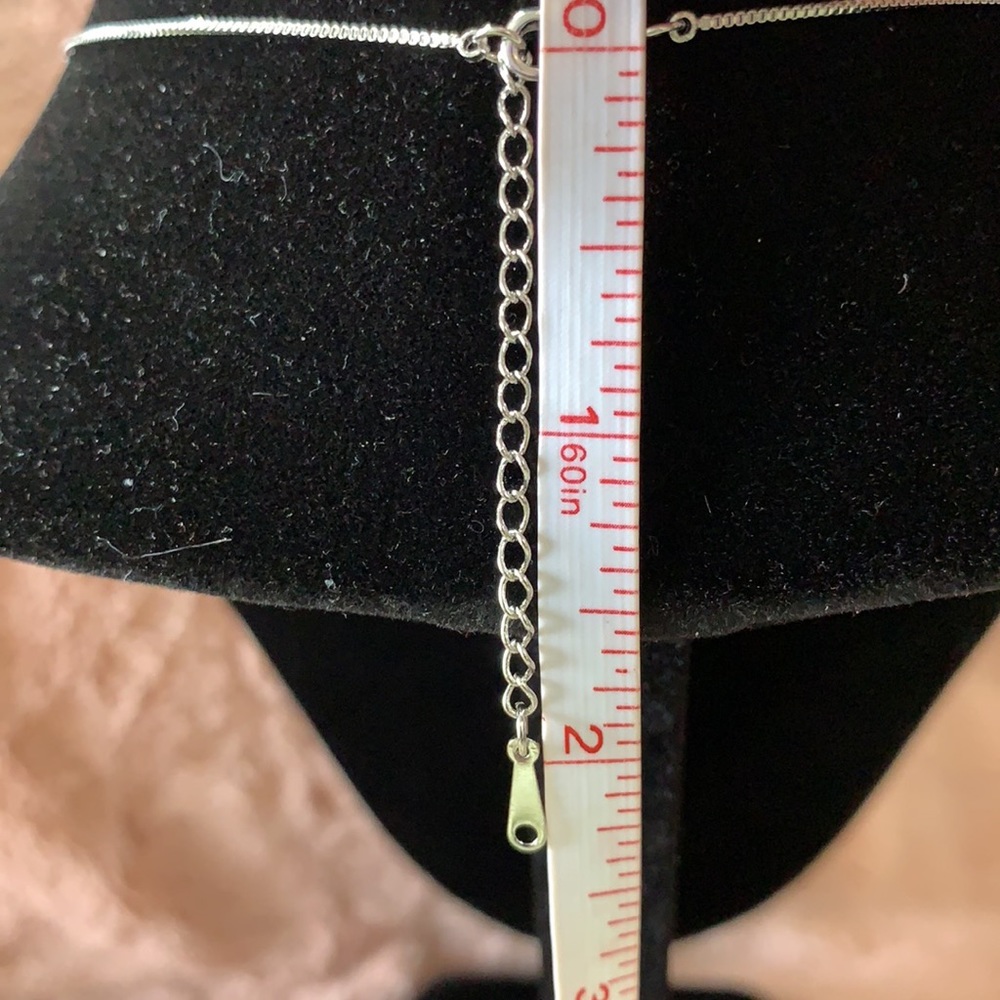 Cat on a Crescent Moon Pendant Necklace - Picture 10 of 11